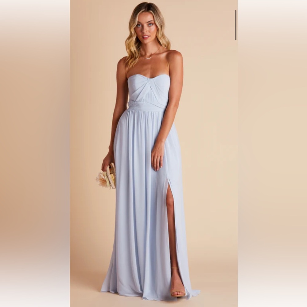 Birdy Grey Convertible Bridesmaids Dress in Ice Blue. NEVER BEEN WORN.